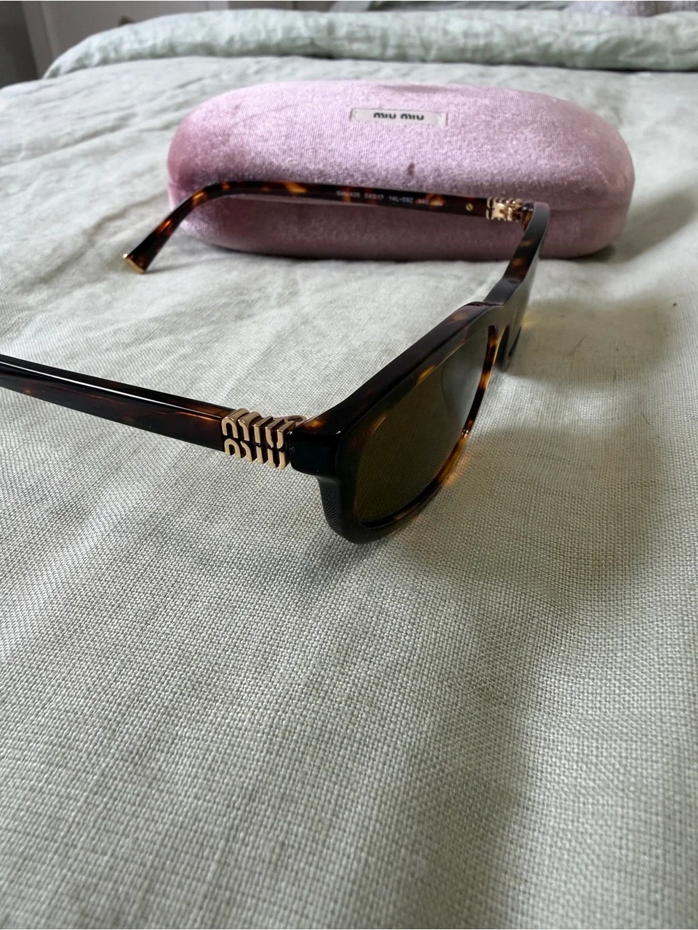 Miu Miu Regard Tortoiseshell Sunglasses